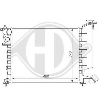 Radiator racire motor