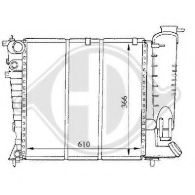 Radiator racire motor