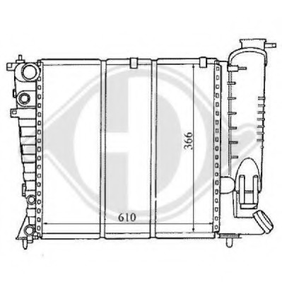 Radiator racire motor