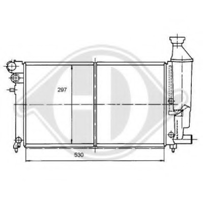 Radiator racire motor