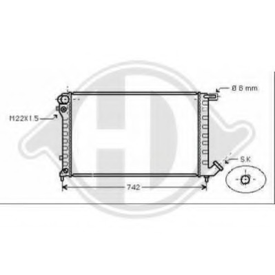 Radiator racire motor