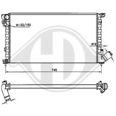 Radiator racire motor