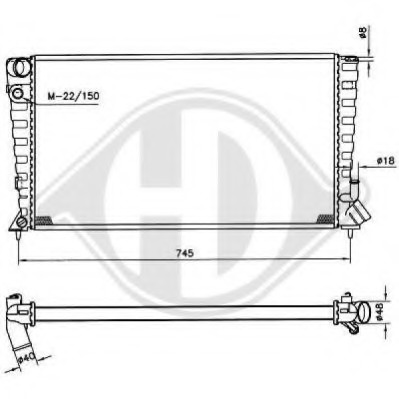 Radiator racire motor