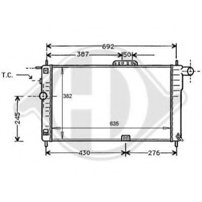 Radiator racire motor