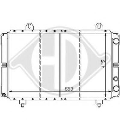 Radiator racire motor