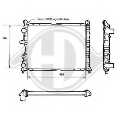 Radiator racire motor