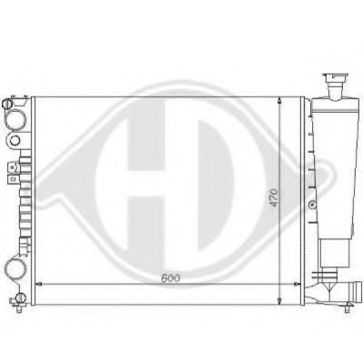 Radiator racire motor