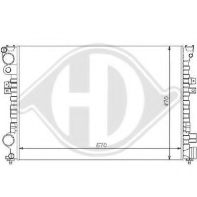 Radiator racire motor