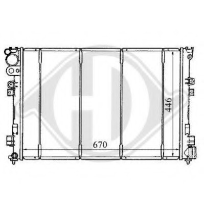 Radiator racire motor