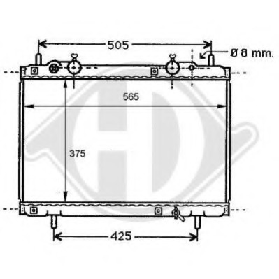 Radiator racire motor