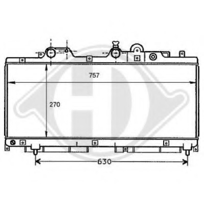 Radiator racire motor