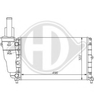 Radiator racire motor