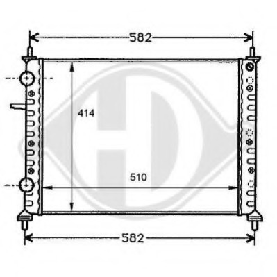 Radiator racire motor