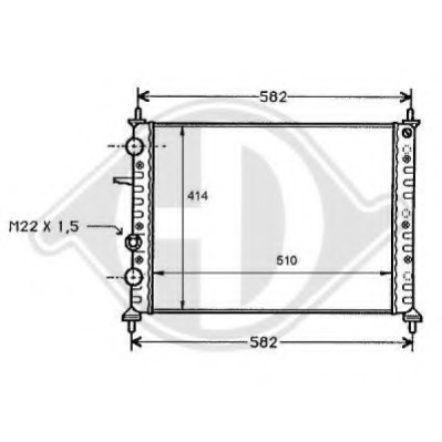 Radiator racire motor