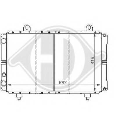 Radiator racire motor