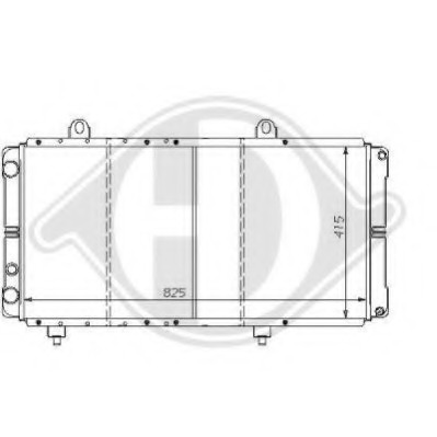 Radiator racire motor