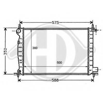 Radiator racire motor