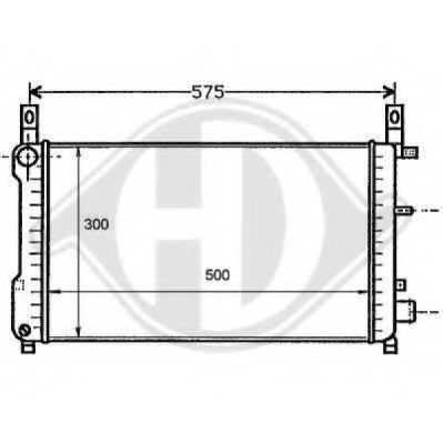 Radiator racire motor