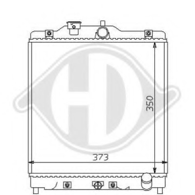 Radiator racire motor