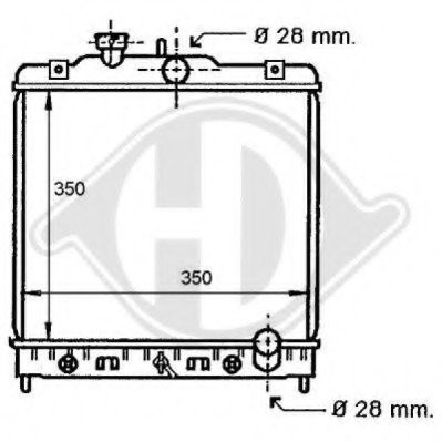 Radiator racire motor