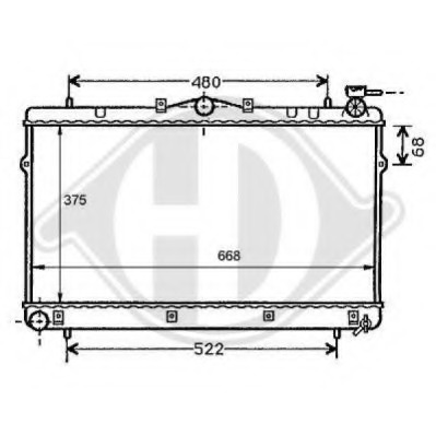 Radiator racire motor