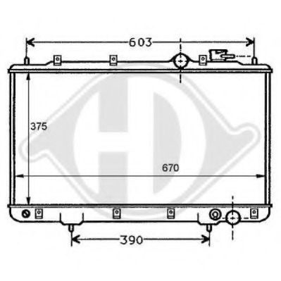 Radiator racire motor