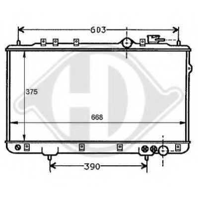 Radiator racire motor