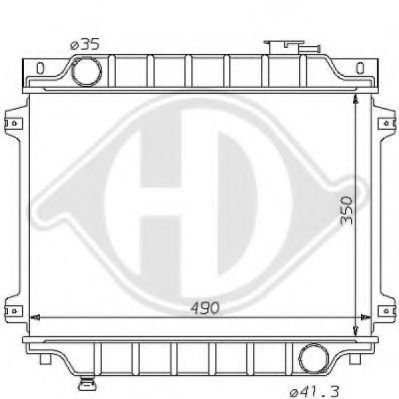 Radiator racire motor