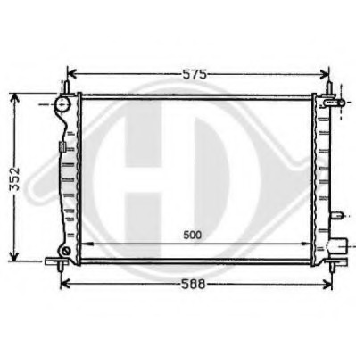 Radiator racire motor