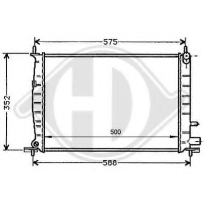 Radiator racire motor