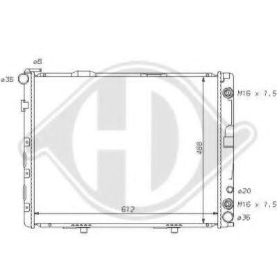 Radiator racire motor