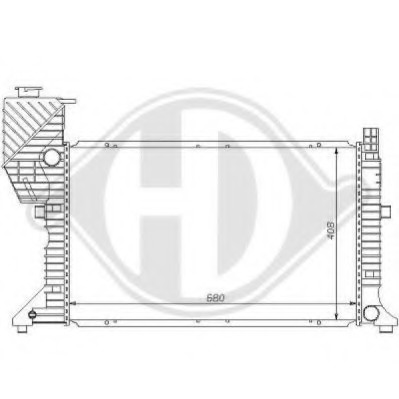 Radiator racire motor