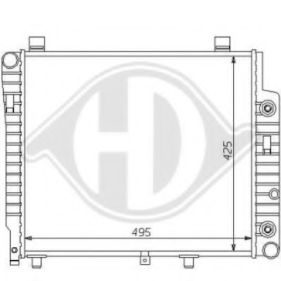 Radiator racire motor