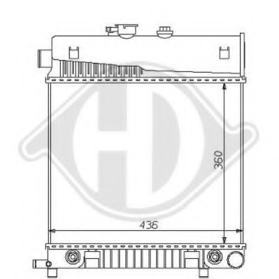 Radiator racire motor