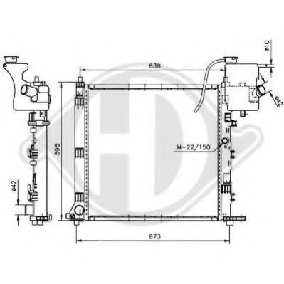 Radiator racire motor