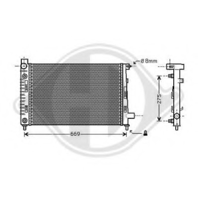 Radiator racire motor