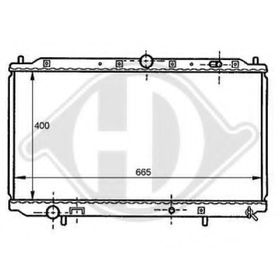 Radiator racire motor