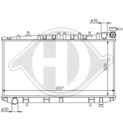 Radiator racire motor