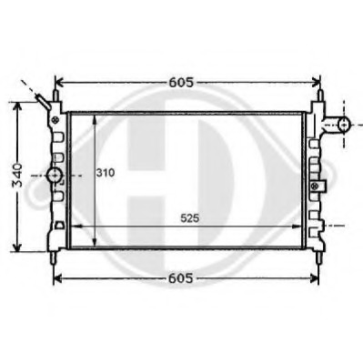 Radiator racire motor