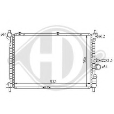 Radiator racire motor