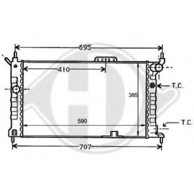 Radiator racire motor