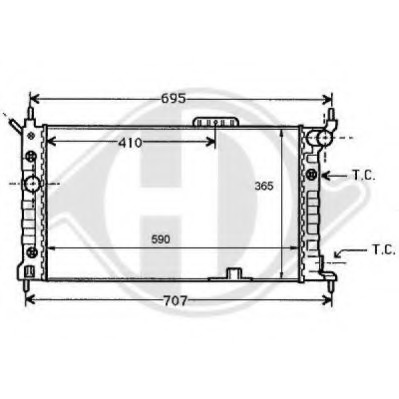 Radiator racire motor