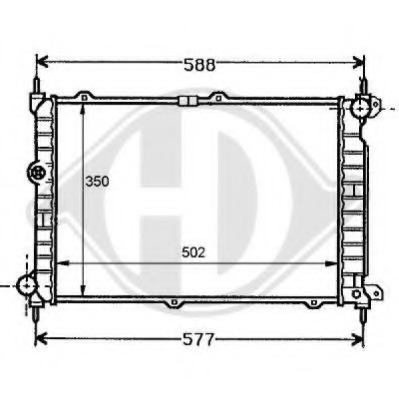 Radiator racire motor