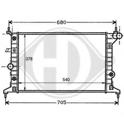 Radiator racire motor