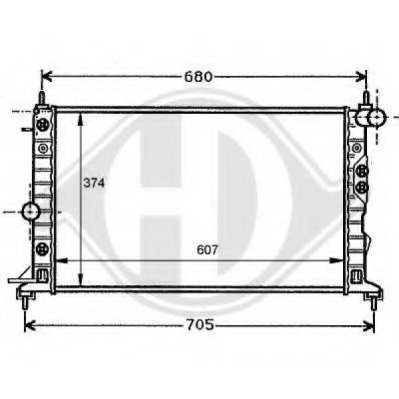 Radiator racire motor