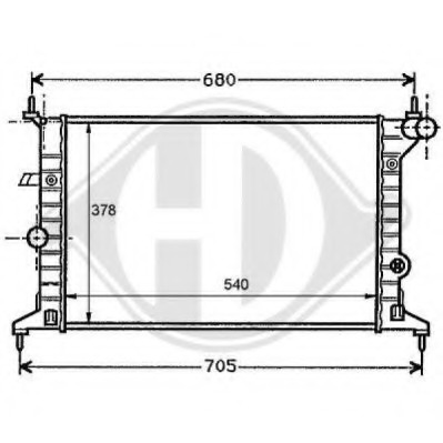 Radiator racire motor