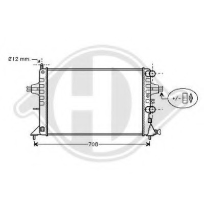 Radiator racire motor