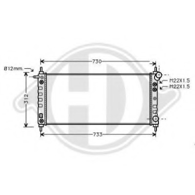 Radiator racire motor