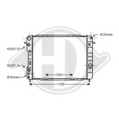 Radiator racire motor