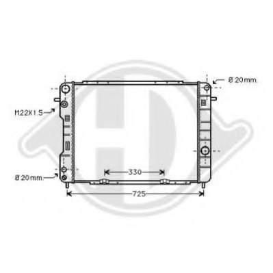 Radiator racire motor